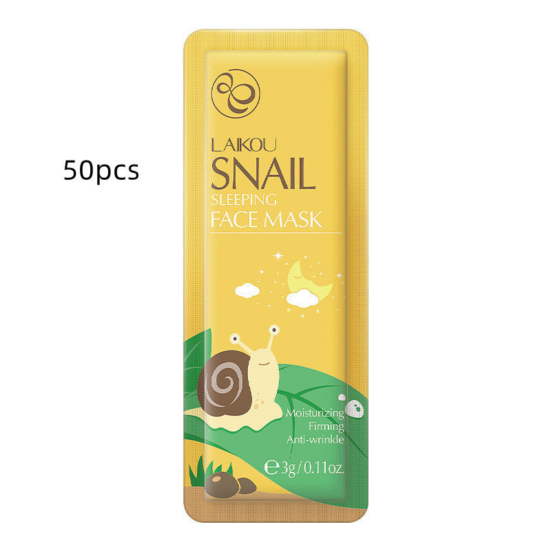 Snail Sleeping Mask Bag Packed No-rinse 3g Single Sheet