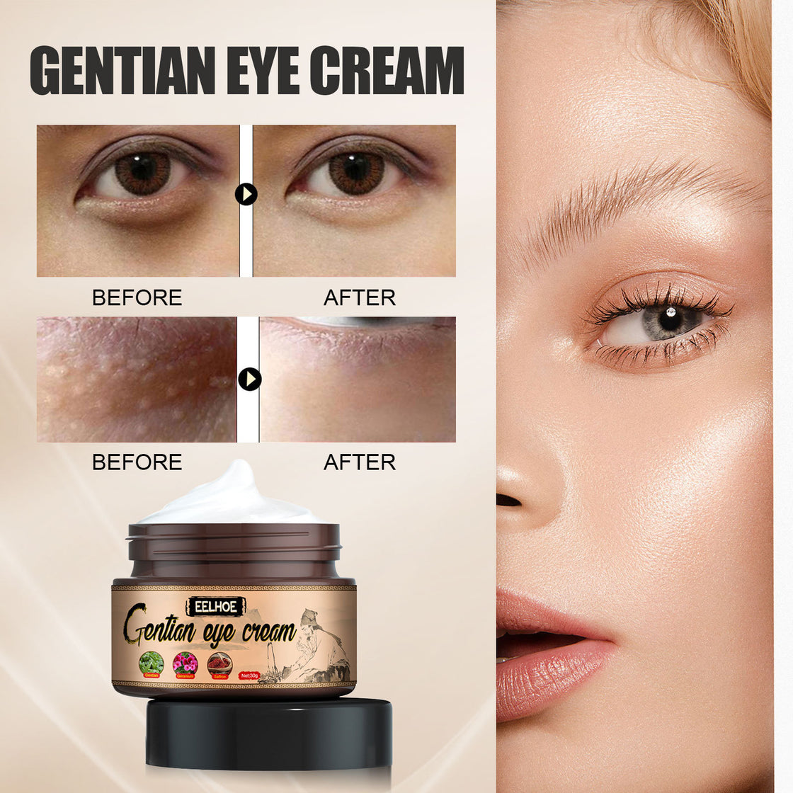 Remove Fat Particles Moisturizing Eye Cream