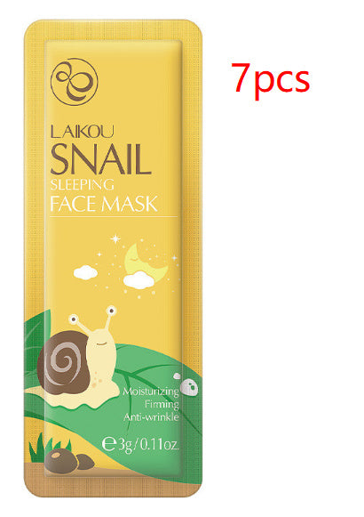 Snail Sleeping Mask Bag Packed No-rinse 3g Single Sheet