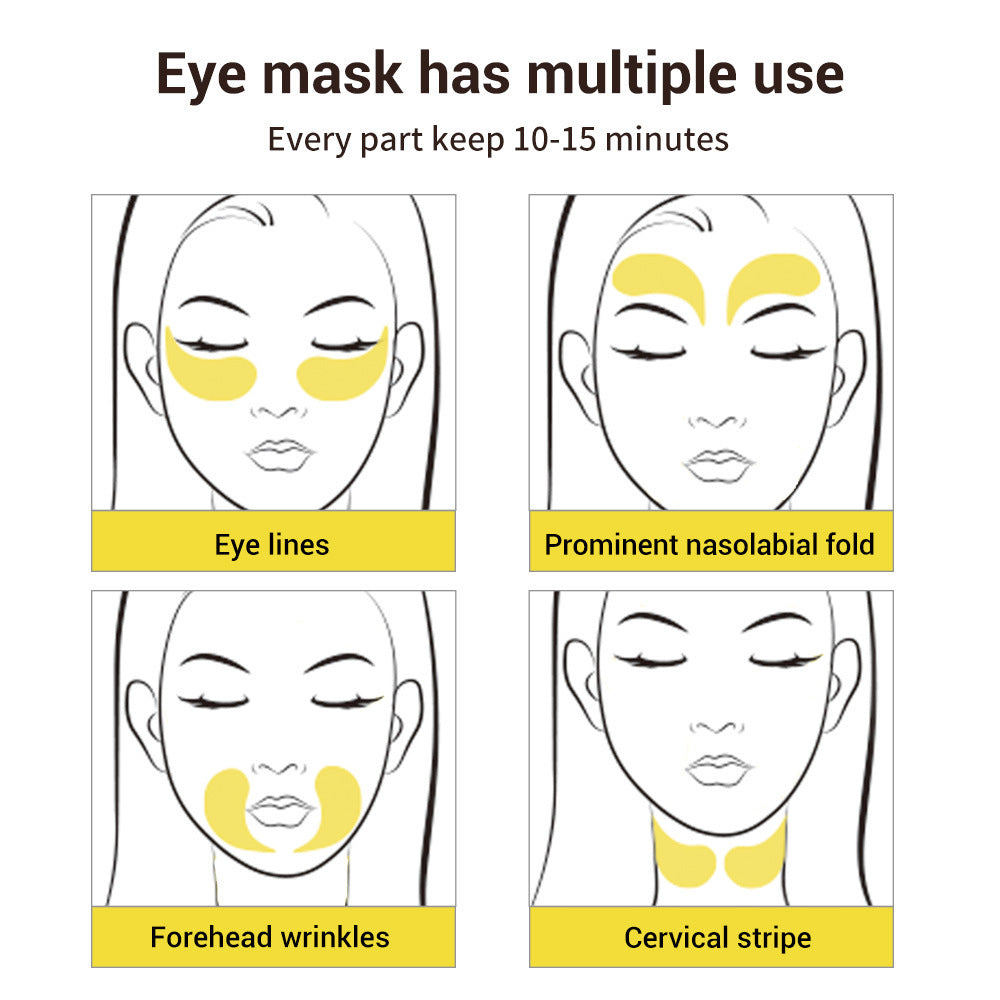 Collagen Removal Eye Puffiness Wrinkles Eye Circles Retinol Vc Hyaluronic Acid Mask