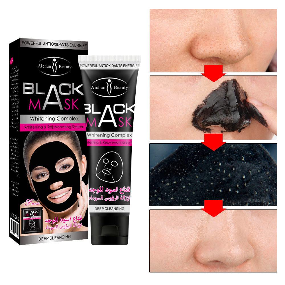 Pore Reduction Dead Sea Mud Tearing Black Mask