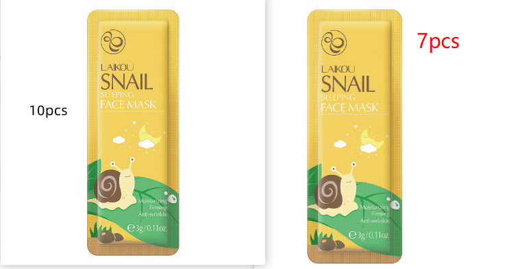 Snail Sleeping Mask Bag Packed No-rinse 3g Single Sheet