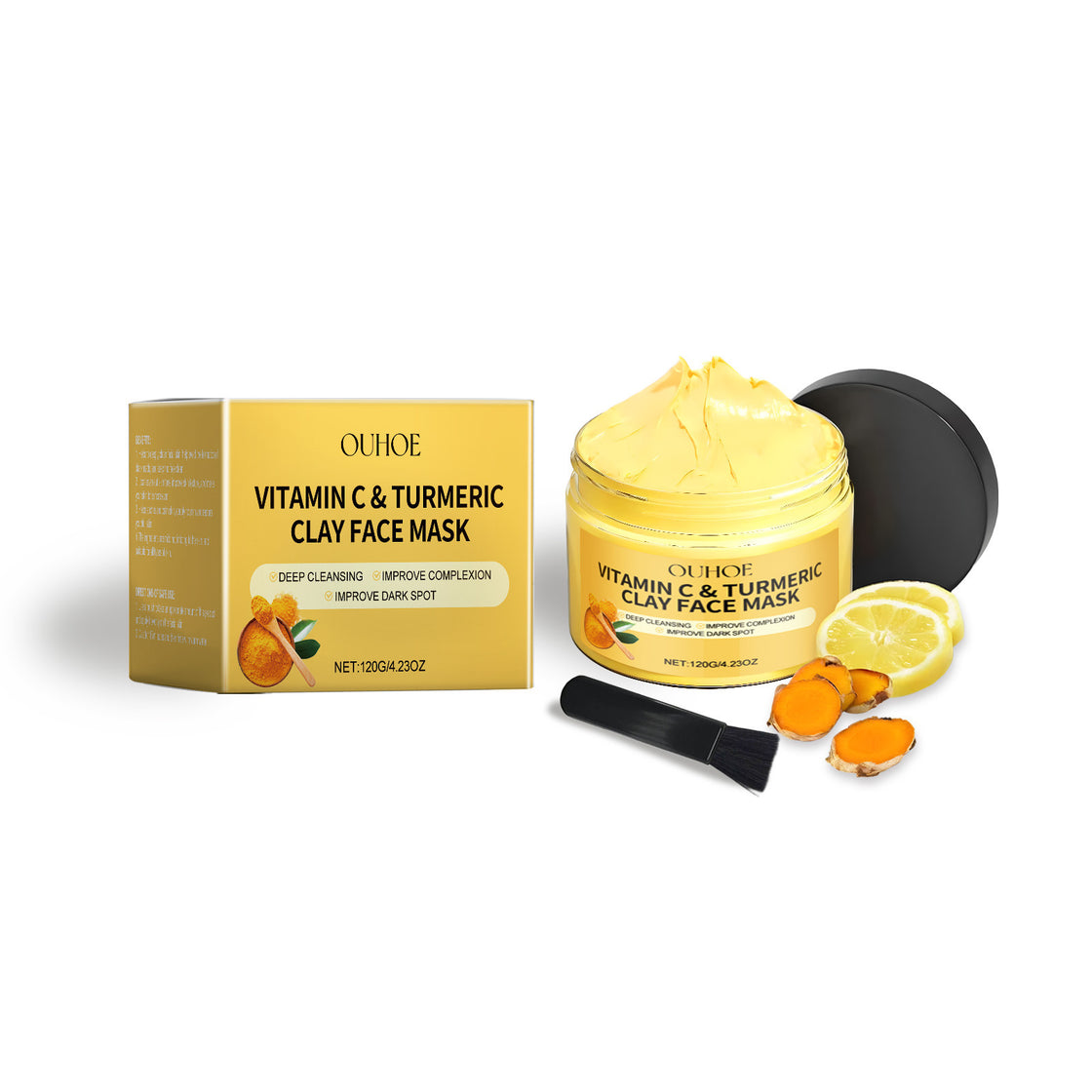 Vitamin C Turmeric Oil Mud Mask Nourish Skin