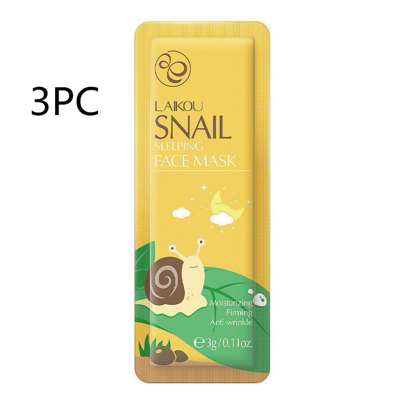 Snail Sleeping Mask Bag Packed No-rinse 3g Single Sheet