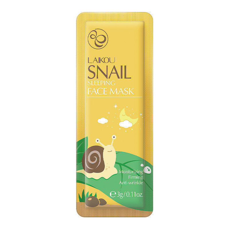 Snail Sleeping Mask Bag Packed No-rinse 3g Single Sheet
