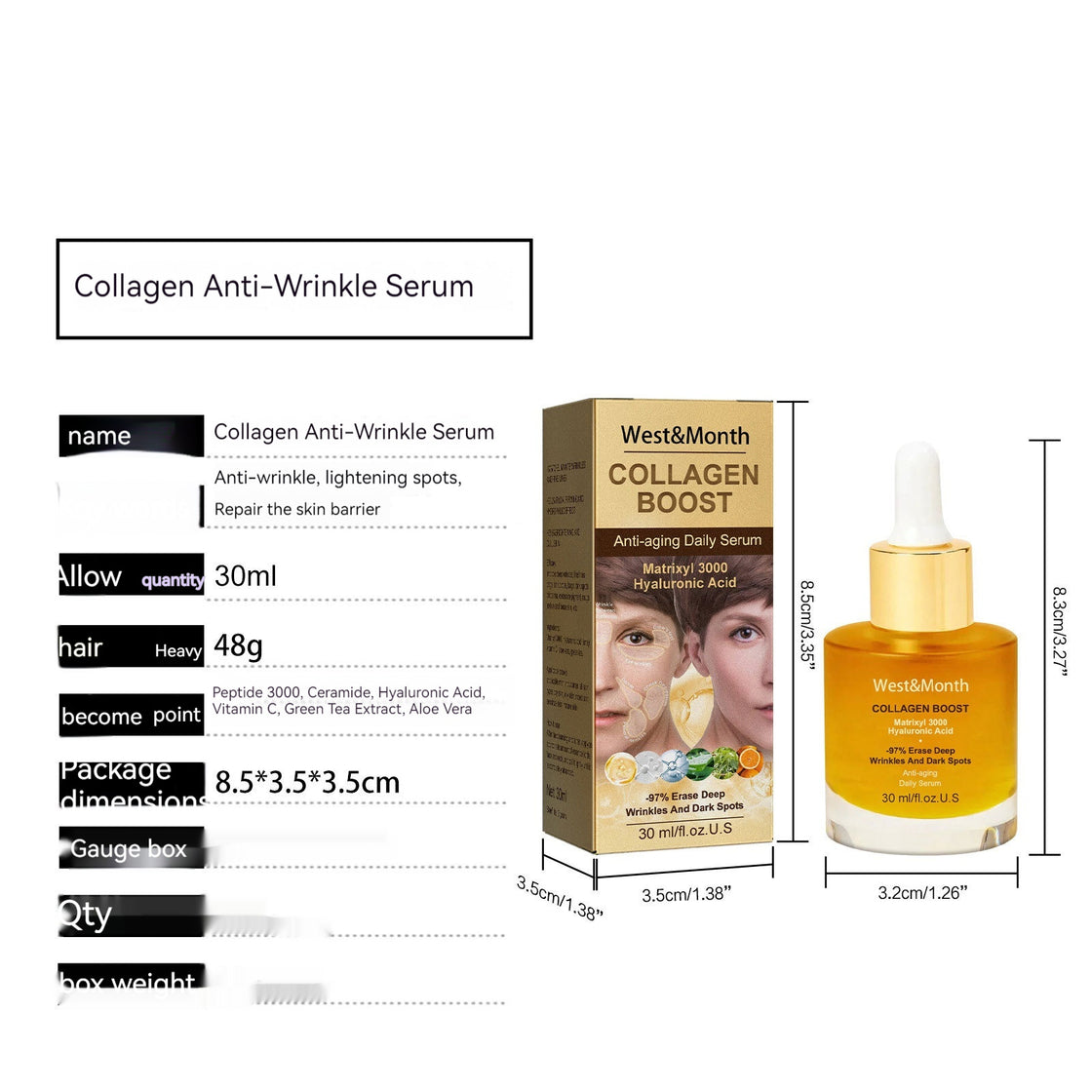 Collagen Anti-wrinkle Hydrating Skin Moisturizing Lotion